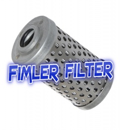 Masuda Filter U03-010P, T04020P, R06020P, HAT0116, H06020P MARA Filter 4172125 MAC CONEL Filter 8401042