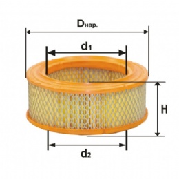 4329 Воздушный фильтр DIFA