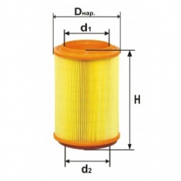 4352 Воздушный фильтр DIFA