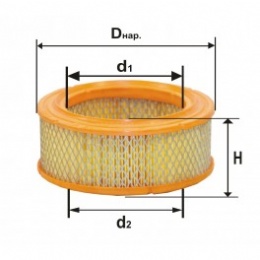 4329 Воздушный фильтр DIFA