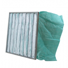 HIGH EFFICIENCY FLAT RIGID BAG FILTERS