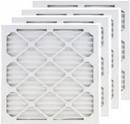 Disposable pleated panel pre-filter for air conditioner