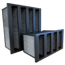 V BANK CARBON FILTER WITH PLASTIC FRAME