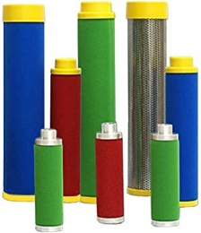 Aux Replacement Compressed Air Filter Elements High Temperature Coalescing