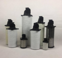 High efficiency coalescing, dry particulate and oil vapour removal filter elements for Replacement Parker domnick hunter OIL-X EVOLUTION die-cast aluminium compressed air filters