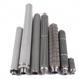Aux Compressed Air Filter Elements-Sintered Stainless Steel Elements Designed for Filtering Steam & Aggressive Liquids or Gases--P-GS VE Steam Filter 03/10,04/20,05/30,15/30